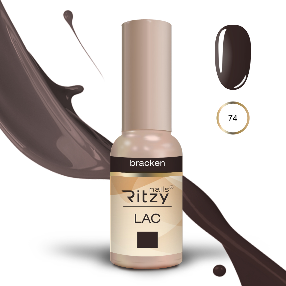 Ritzy Lac 74 Bracken/gel polish 9ml